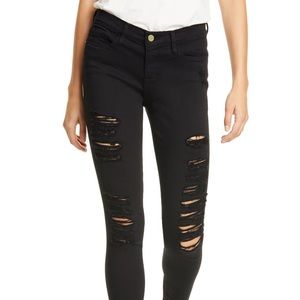 FRAME | Le Color Ripped Skinny Jeans